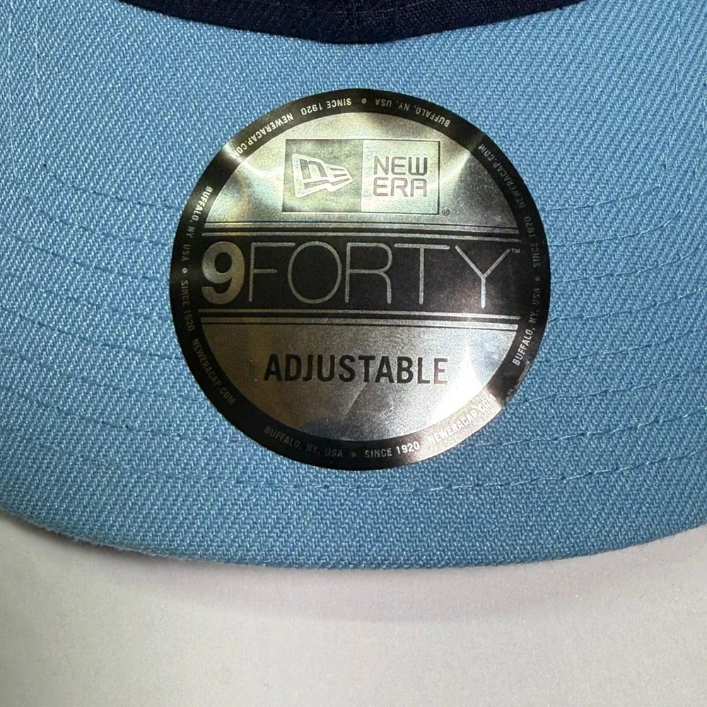New Era 9FORTY Hat Mens OSFA Navy Blue Toronto Blue Jays MLB Adjustable Cap